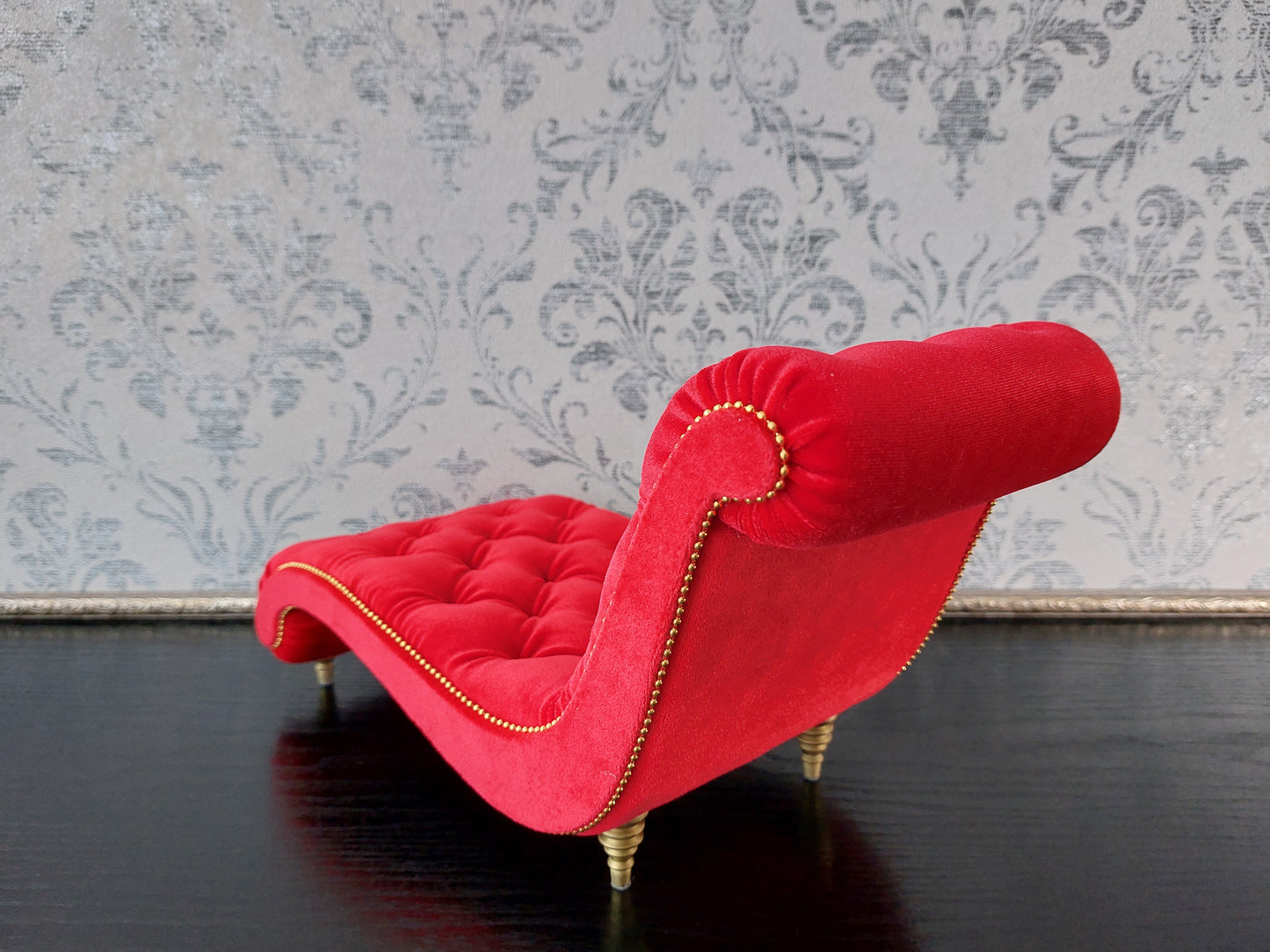 Chaise lounge Wave red