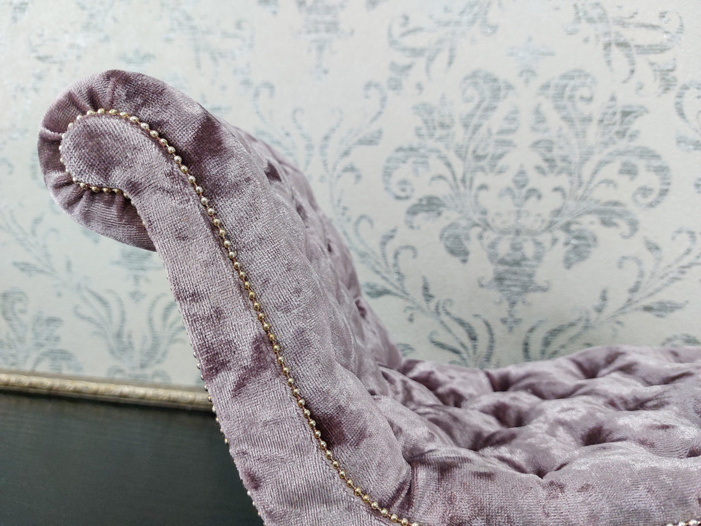 Chaise lounge Wave mauve