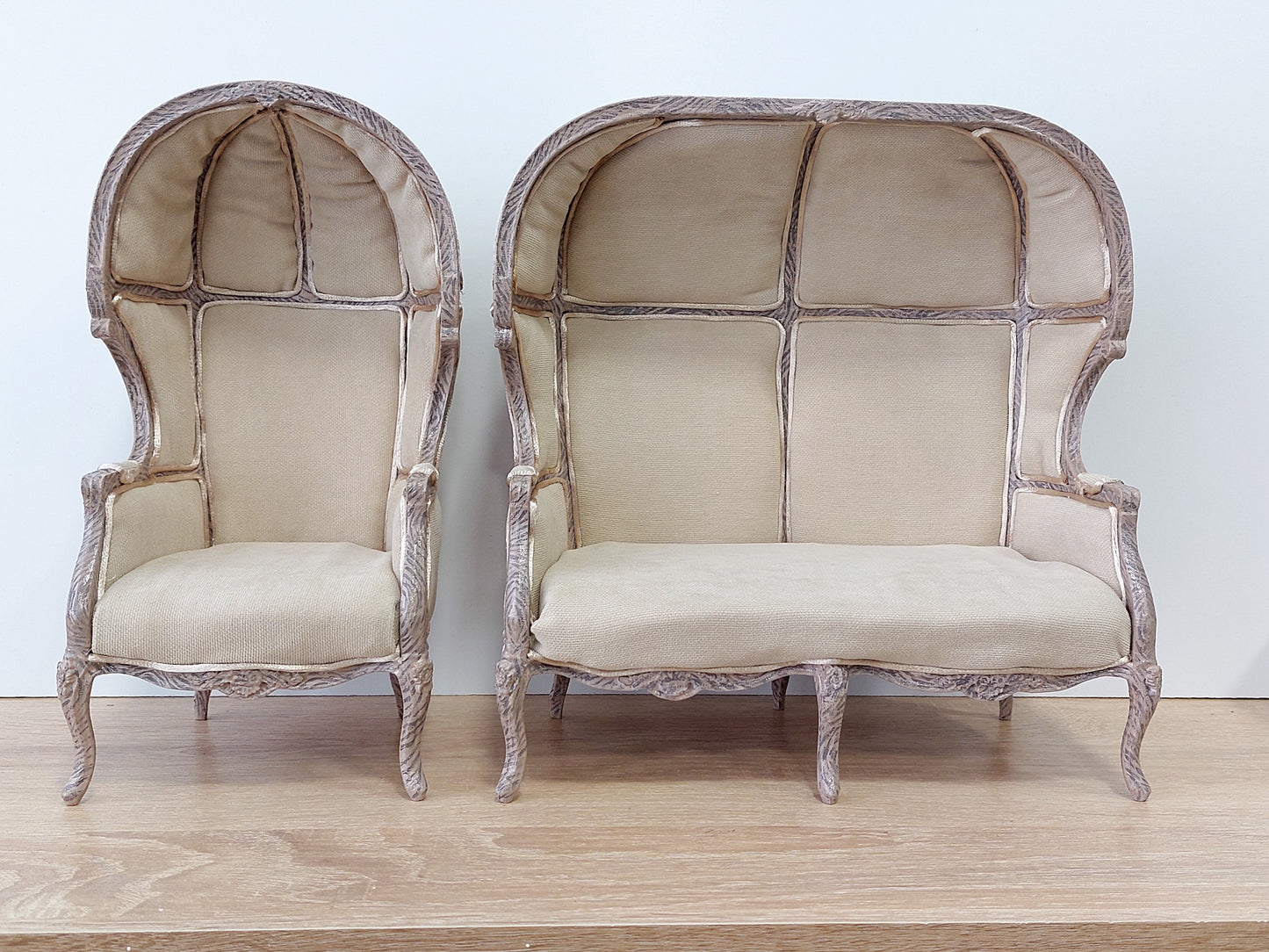 Reserved - 1/6 Versaille dome set, beige