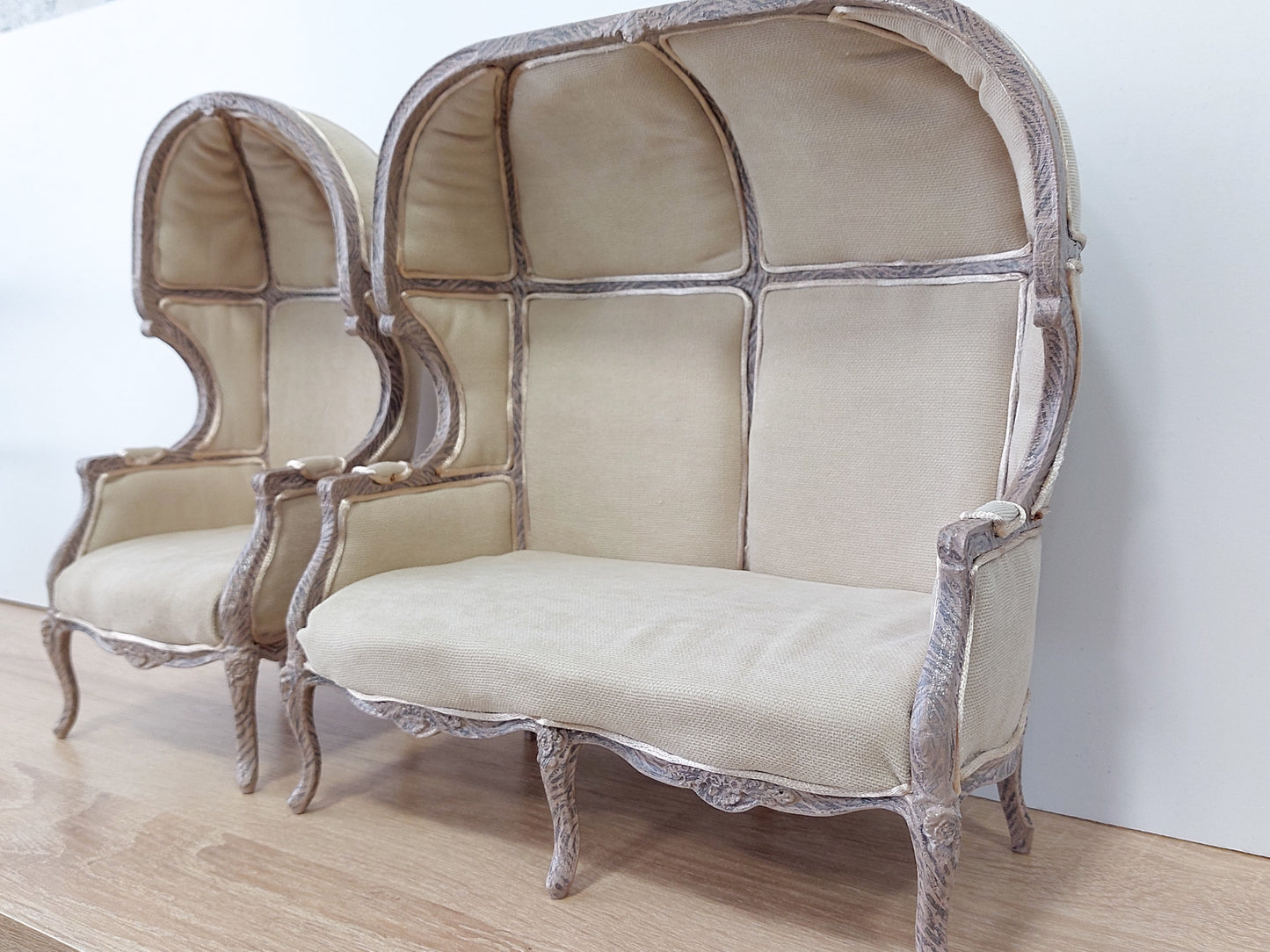 Reserved - 1/6 Versaille dome set, beige