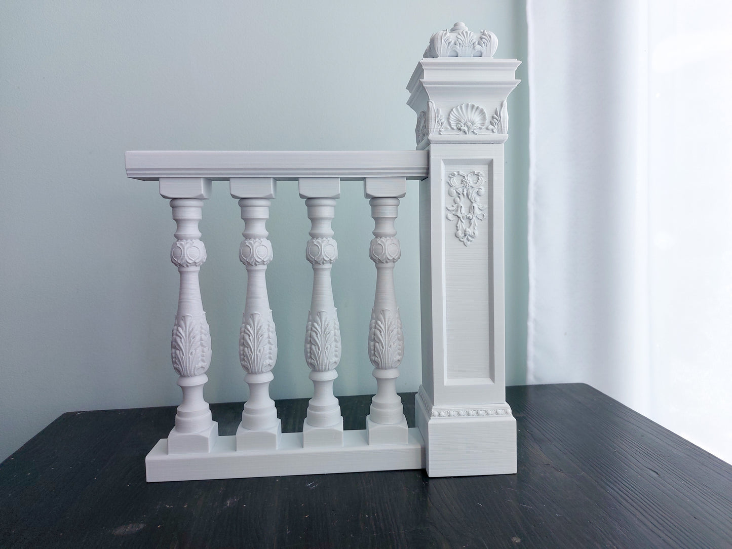 Reserved - 1/4 white balustrade