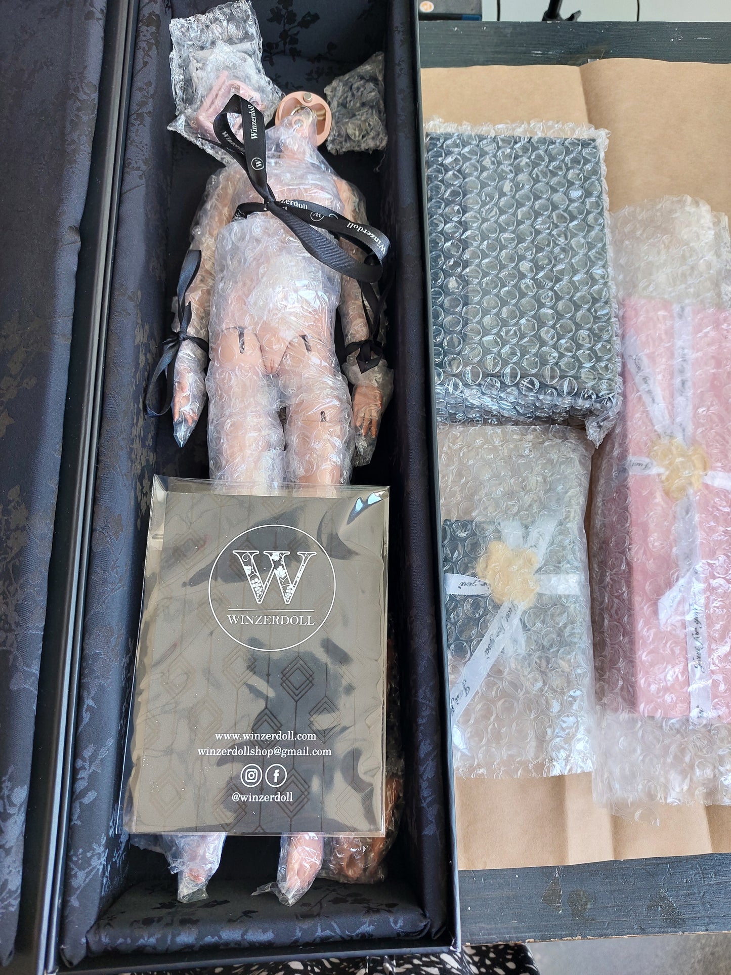 Two Ready Doll with outfit, MSD BJD doll, 16'' fashion BJD, by Winzerdoll
