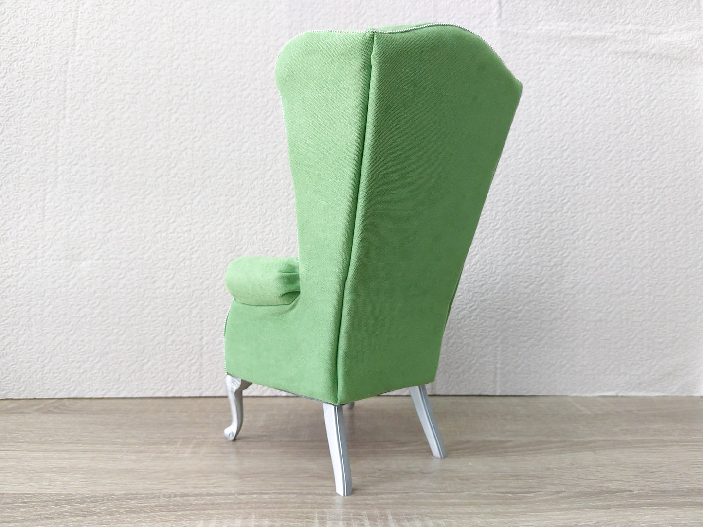 Chesterfield queen chair, green