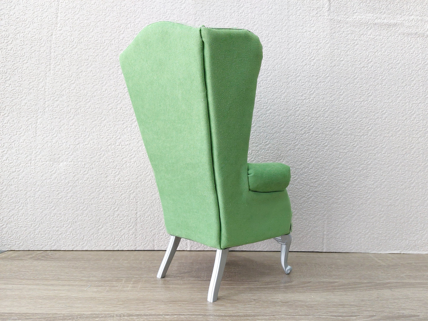 Chesterfield queen chair, green