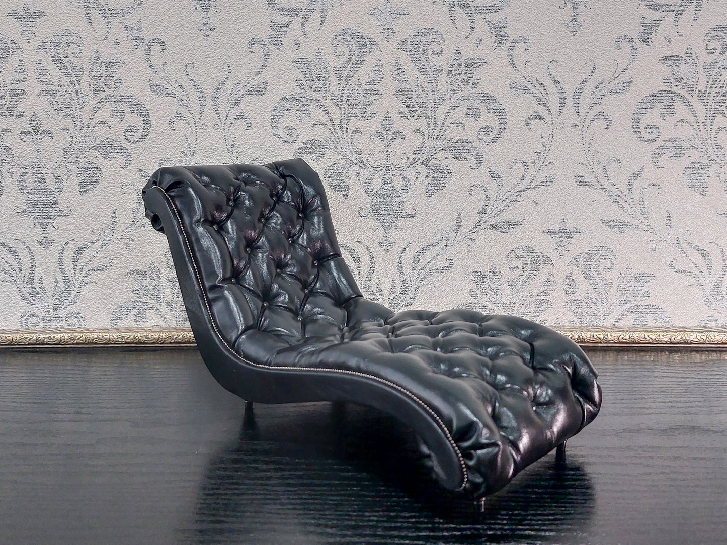 Reserved - 1/6 Chaise lounge wave black