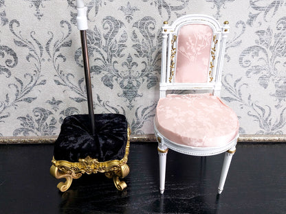 Reserved - Two chaise lounges, Antoinette chair, doll stand