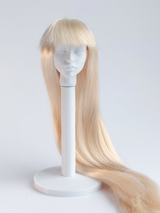 Wig long, blond, synthetic silk