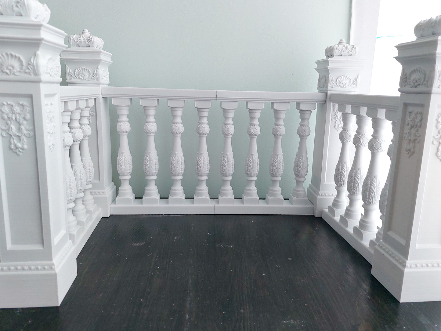 Reserved - 1/4 Set of balustrades - 1 double and two single